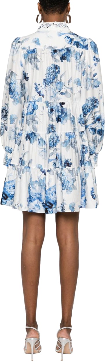 Alice + Olivia Dresses Clear Blue Wit
