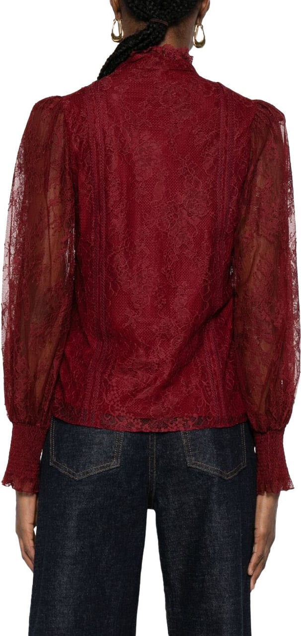 Alice + Olivia Shirts Bordeaux Rood
