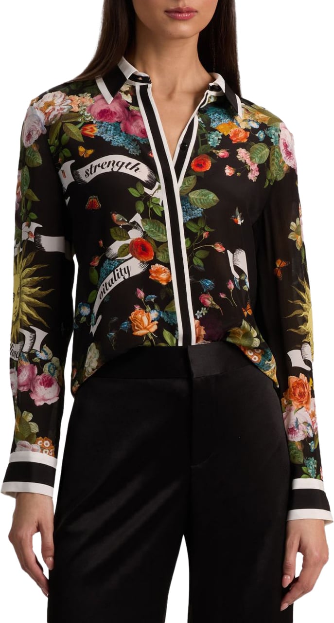 Alice + Olivia Shirts Black Zwart