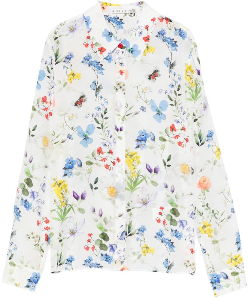 Alice + Olivia Shirts White Wit