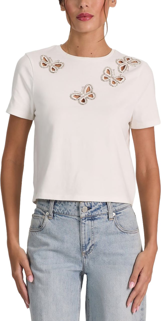 Alice + Olivia T-Shirts And Polos White Wit