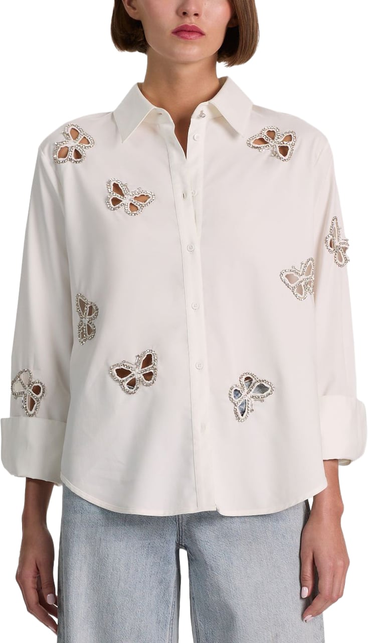 Alice + Olivia Shirts White Wit