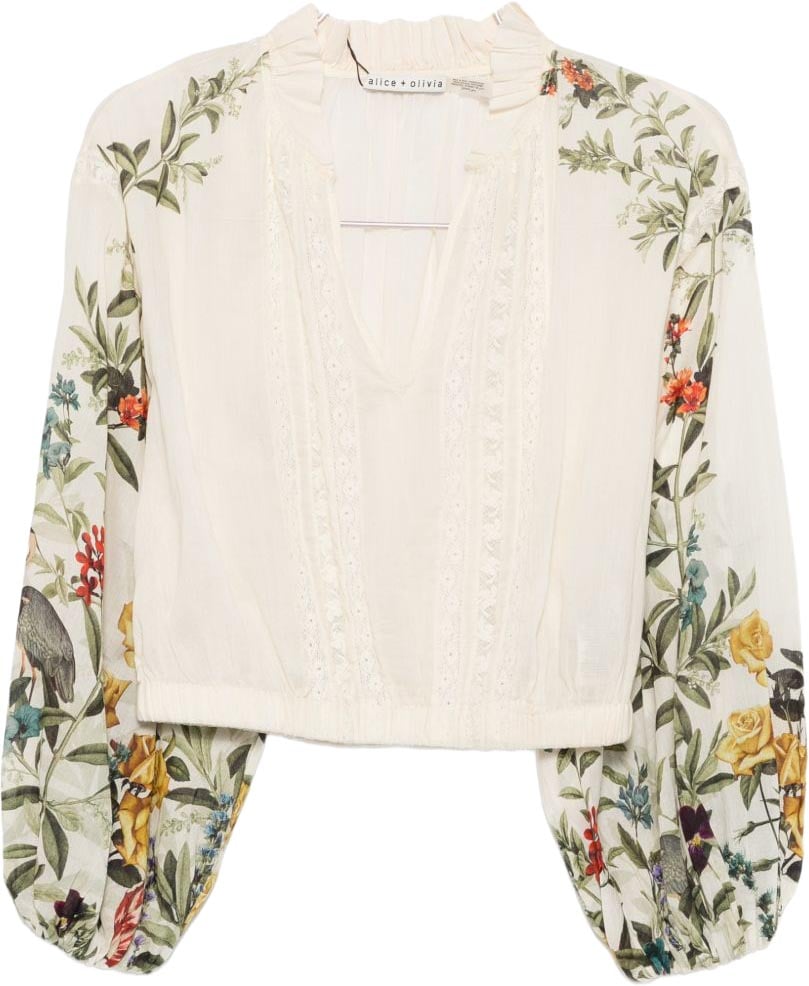 Alice + Olivia Shirts Ecru Wit