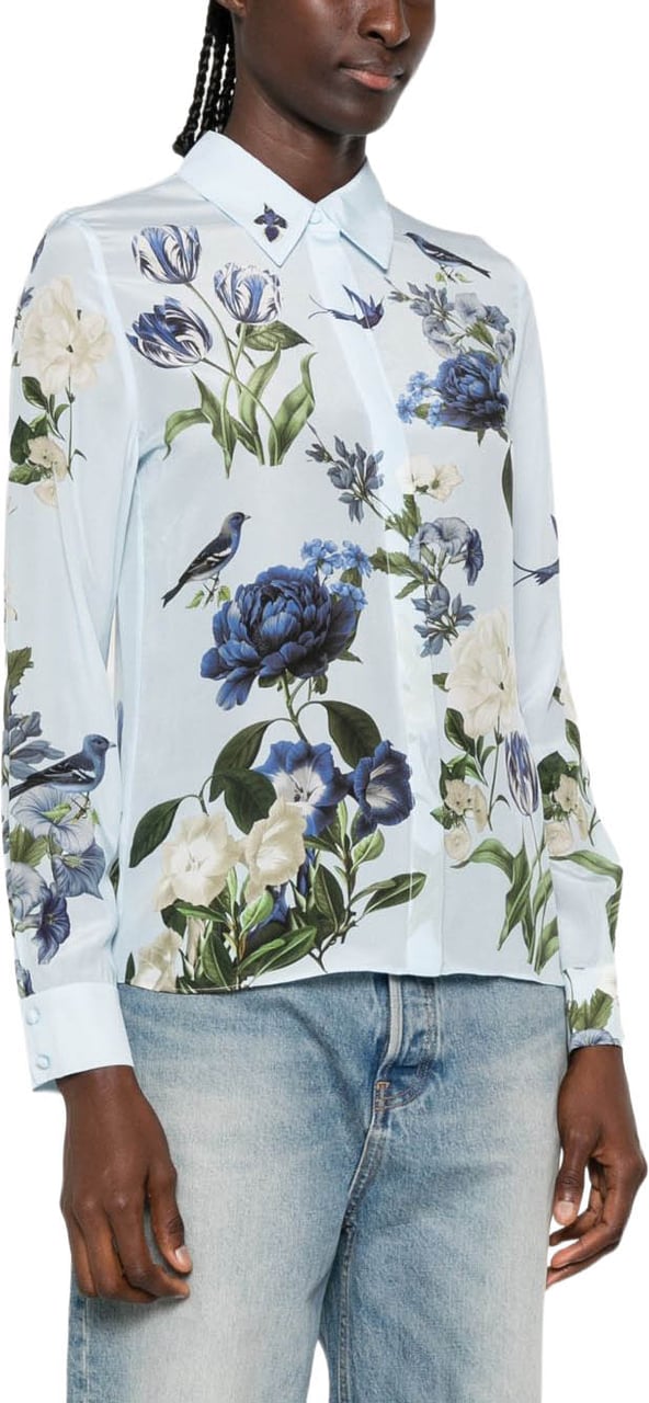 Alice + Olivia Shirts Light Blue Lichtblauw