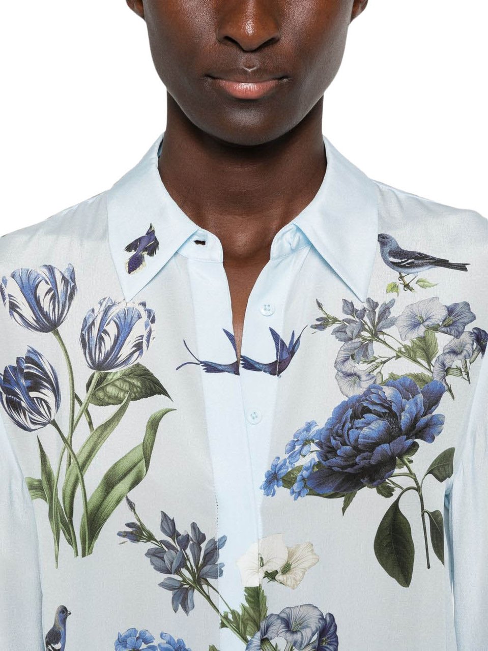 Alice + Olivia Shirts Light Blue Lichtblauw