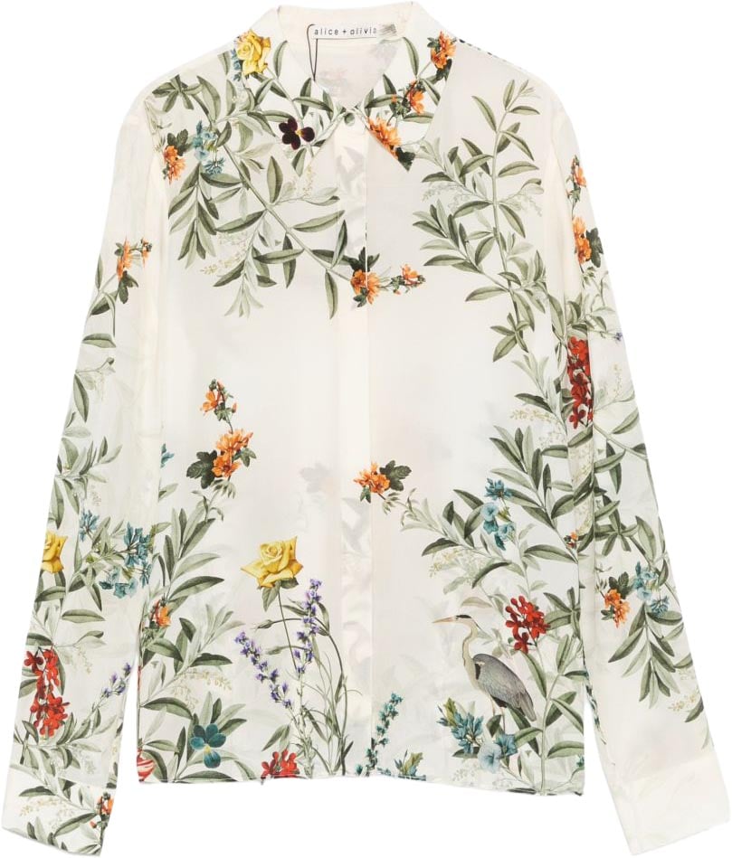 Alice + Olivia Shirts Ecru Wit