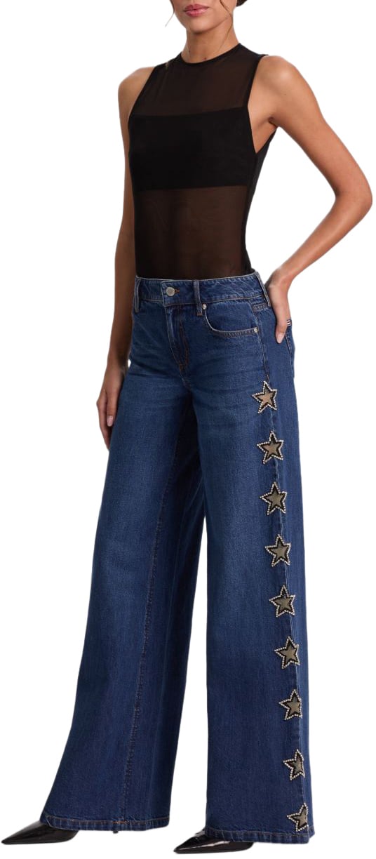 Alice + Olivia Jeans Blue Blauw