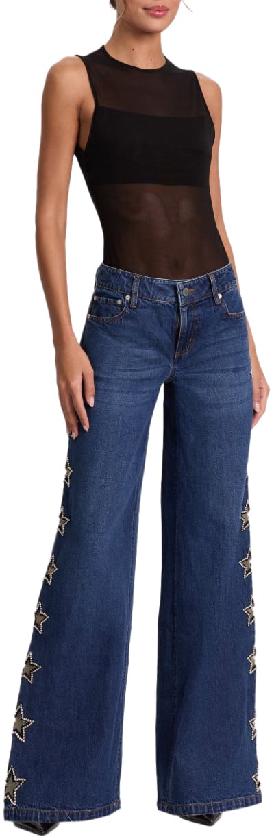 Alice + Olivia Jeans Blue Blauw