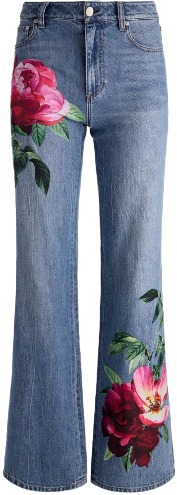 Alice + Olivia Jeans Clear Blue Blauw