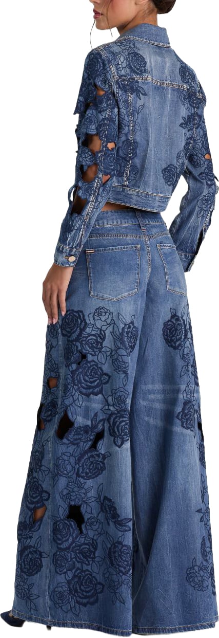 Alice + Olivia Jeans Navy Blauw