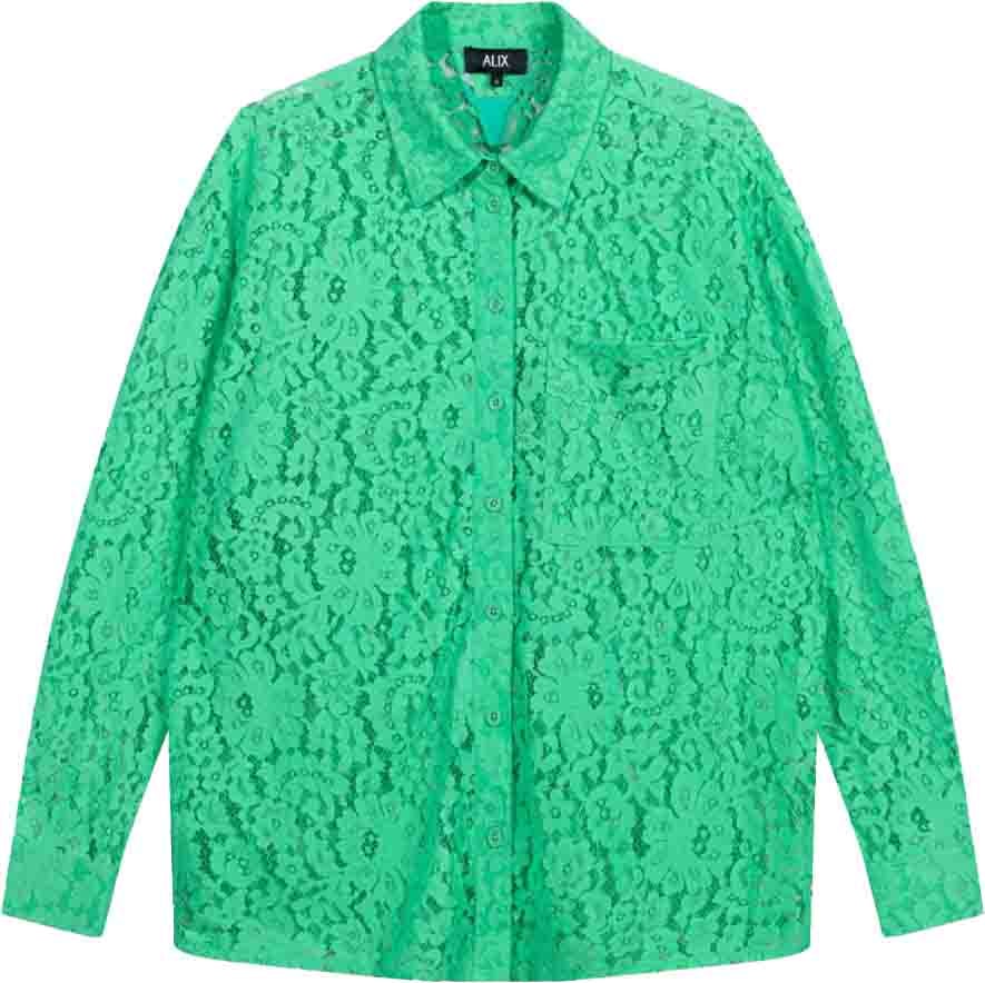 ALIX Alix The Label Lace Blouses Groen 2403943592 Groen