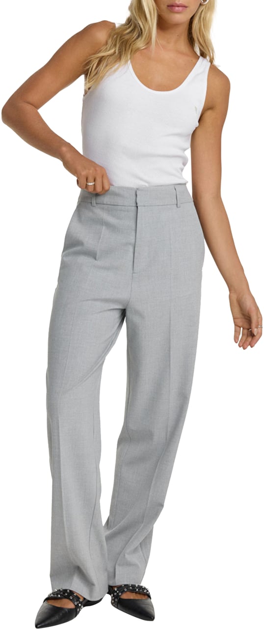 ALIX Alix The Label Foil Stripe Pants Pantalons Lichtgrijs 2502106020 Grijs
