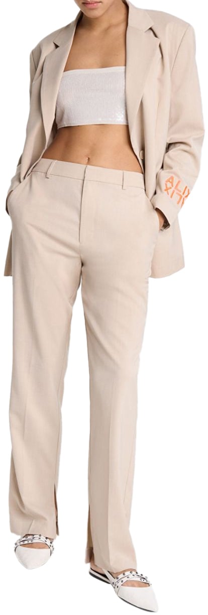 Alix The Label Straight Pantalon Wit