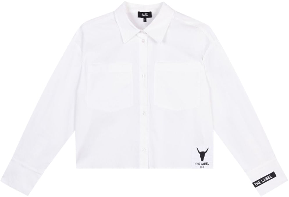 ALIX Cropped Blouse Wit