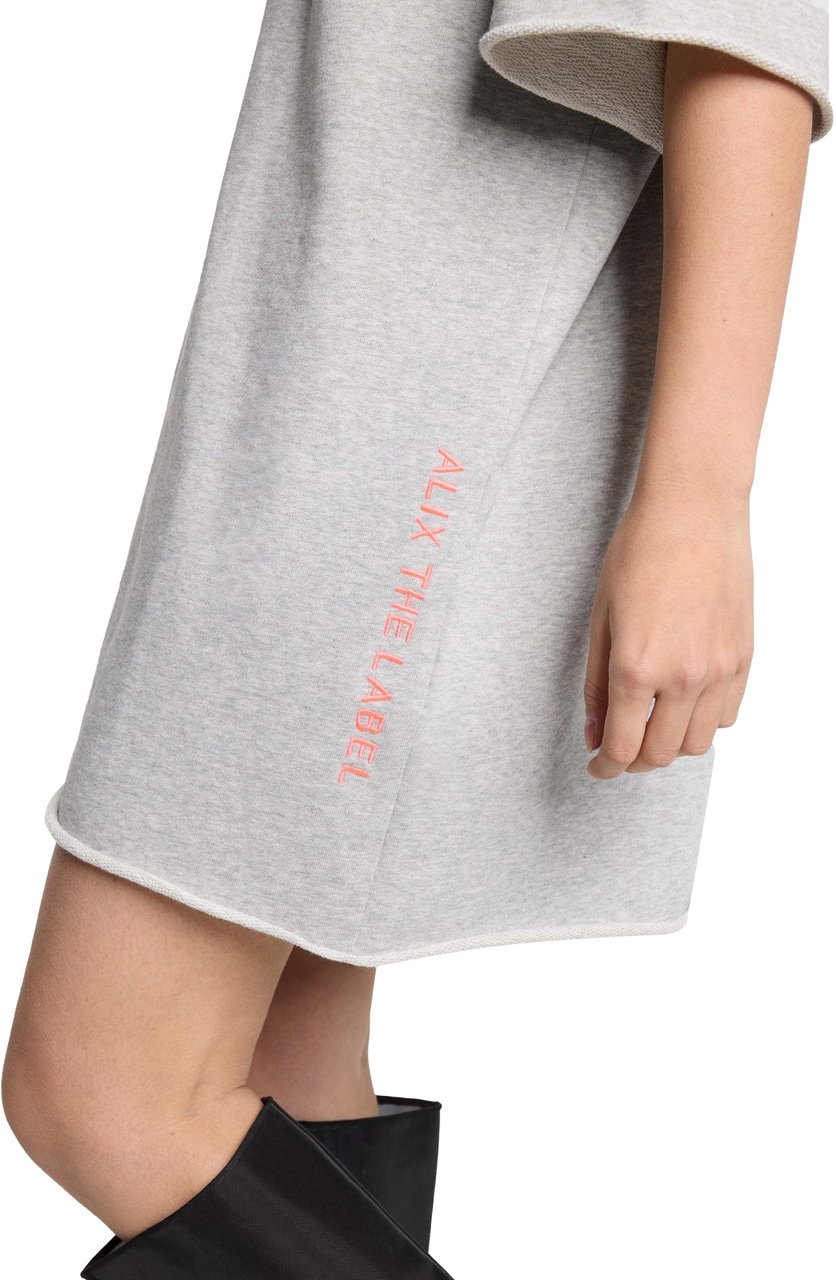 ALIX Sweat Jurk Grijs