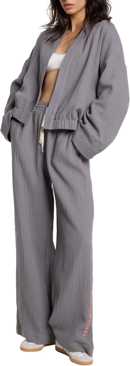ALIX Crinkle Kimono Grijs