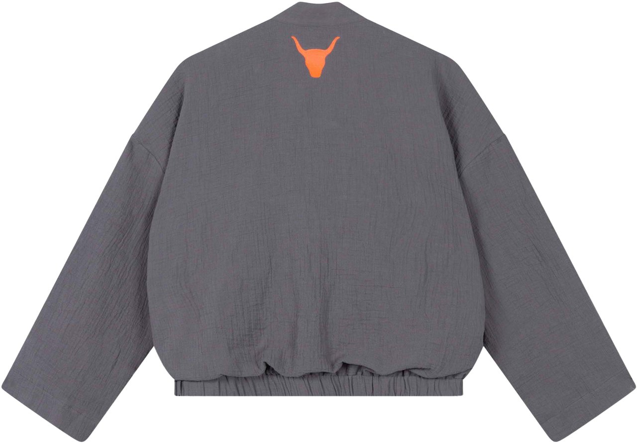 ALIX Crinkle Kimono Grijs