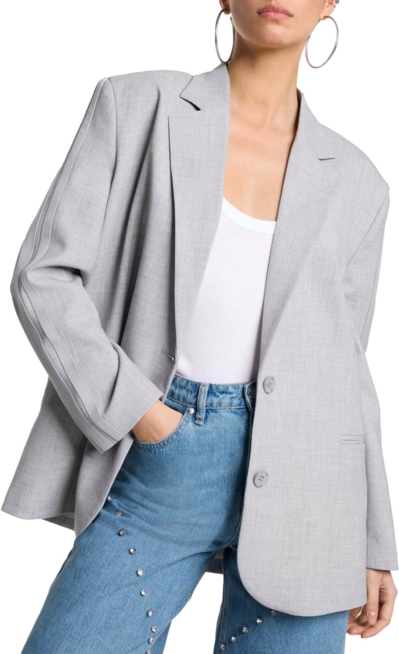 ALIX Flowy Blazer Grijs