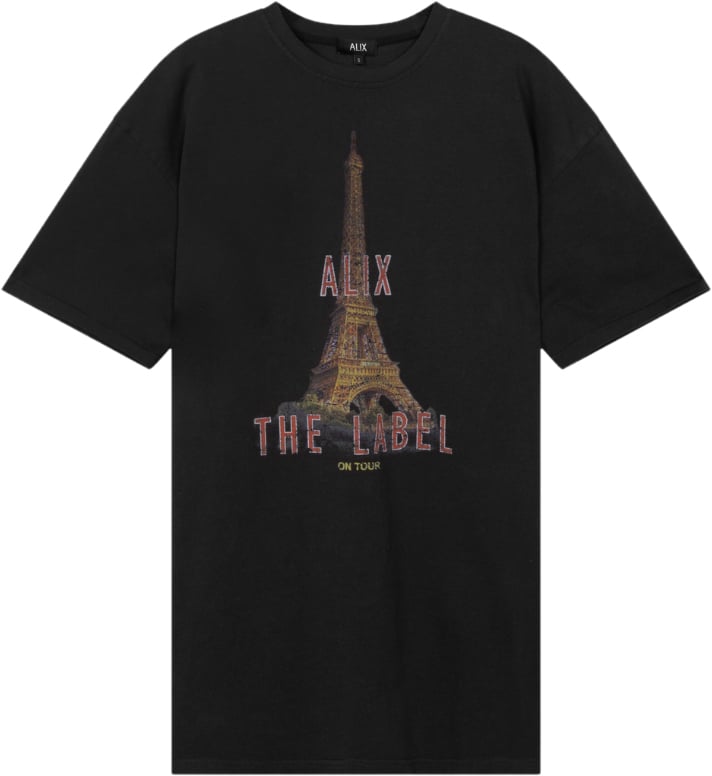 Alix The Label Paris T-Shirt Jurk Grijs