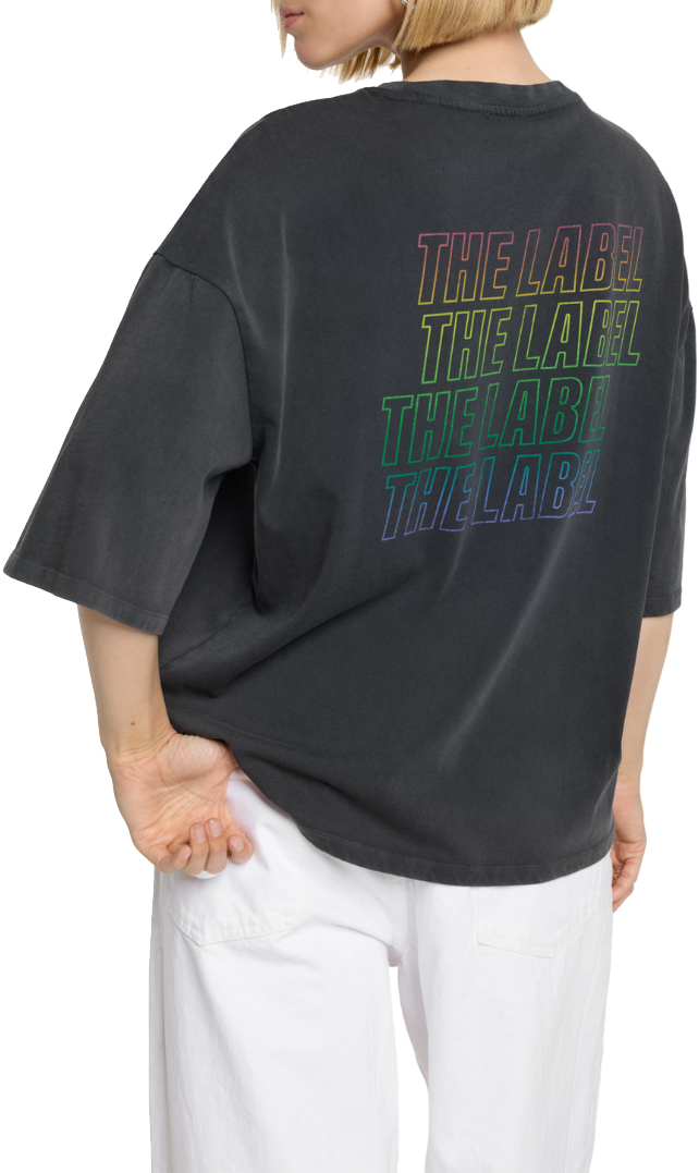 ALIX Print T-Shirt Grijs