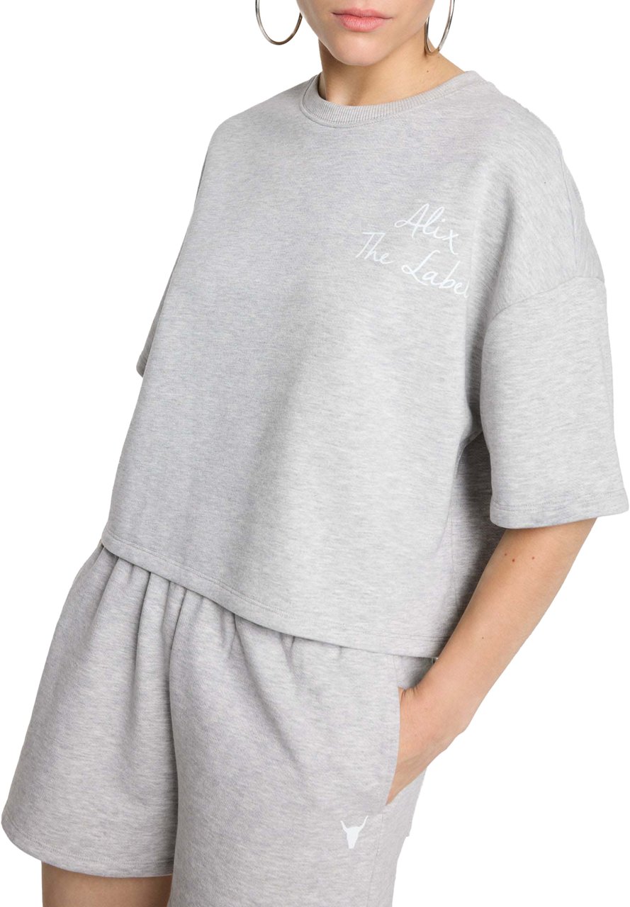 Alix The Label Sweat T-Shirt Grijs