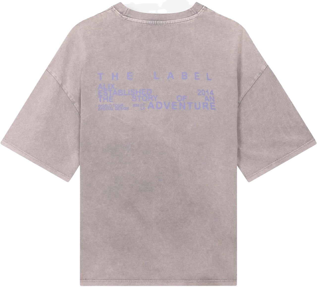 ALIX Print T-shirt Grijs