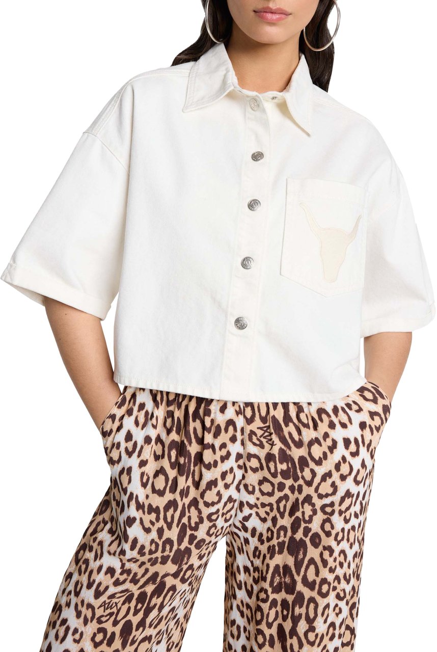 ALIX Woven Blouse Wit