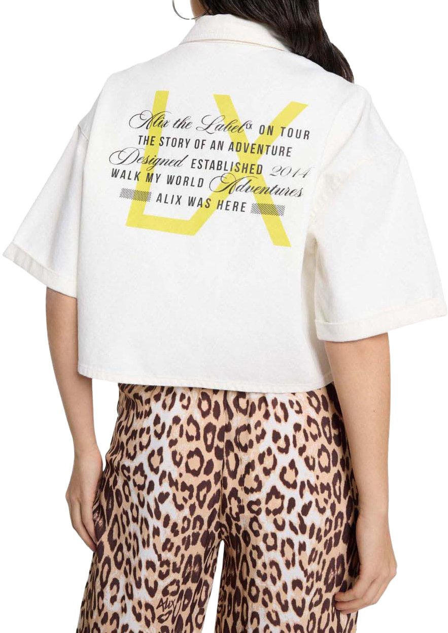 ALIX Woven Blouse Wit