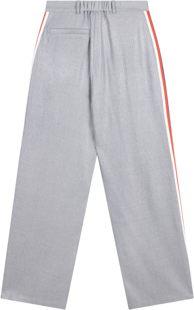 ALIX Coated Herringbone Pantalon Grijs