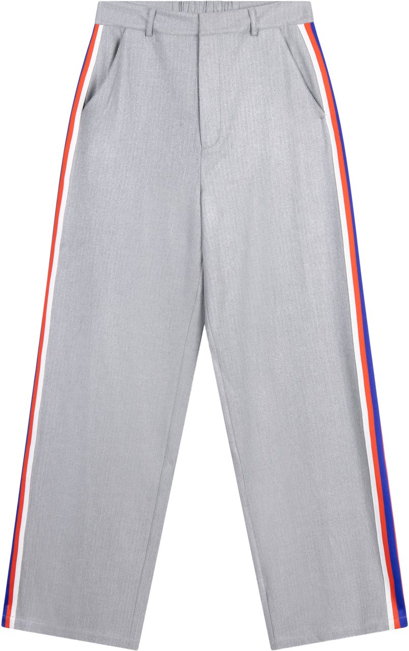 ALIX Coated Herringbone Pantalon Grijs