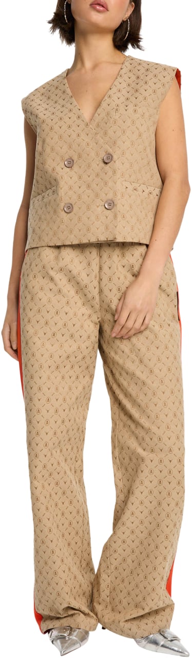 ALIX Logo Waistcoat Beige
