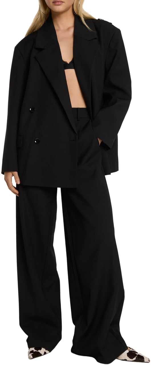 ALIX Double Breasted Blazer Zwart