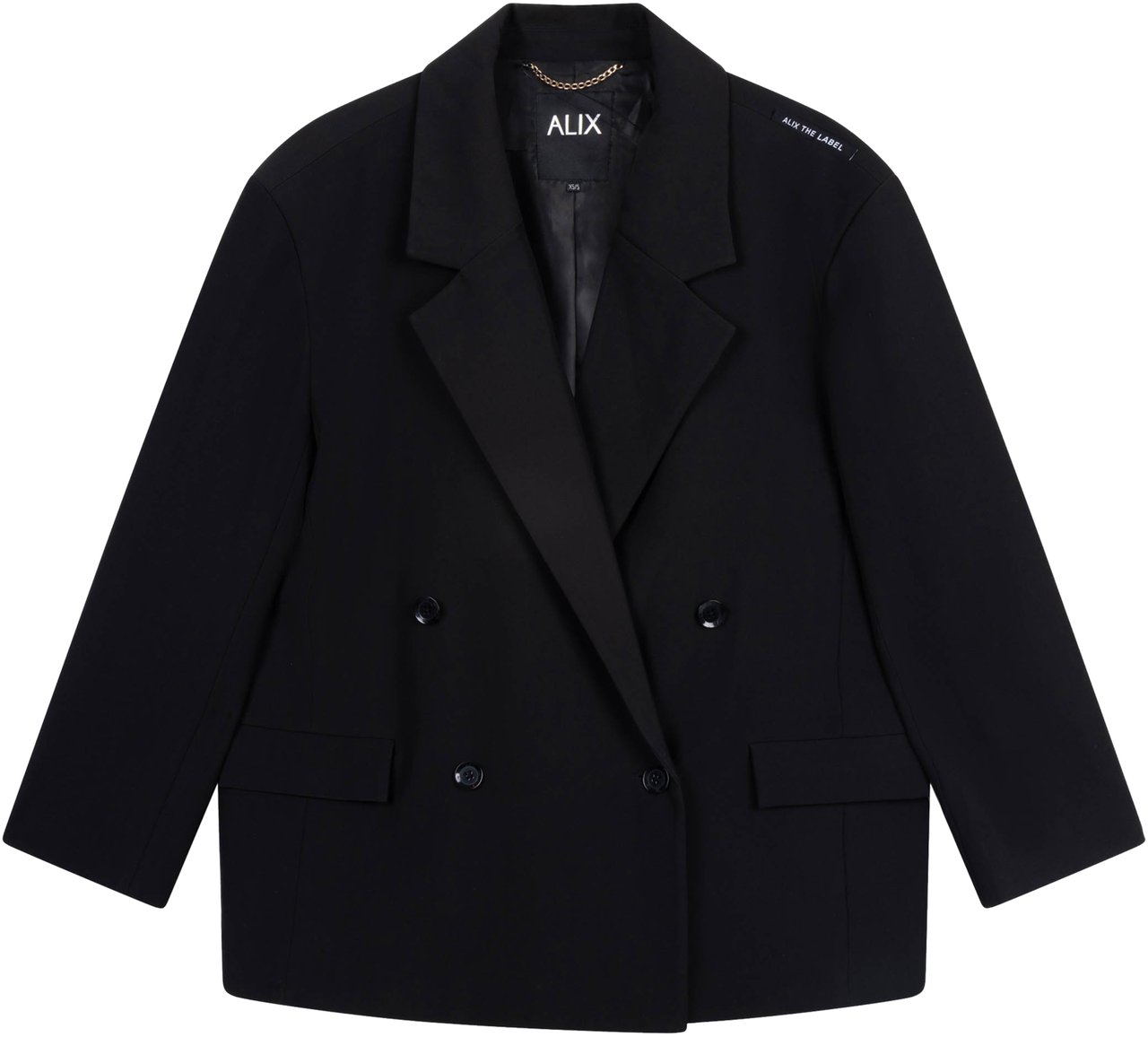ALIX Double Breasted Blazer Zwart