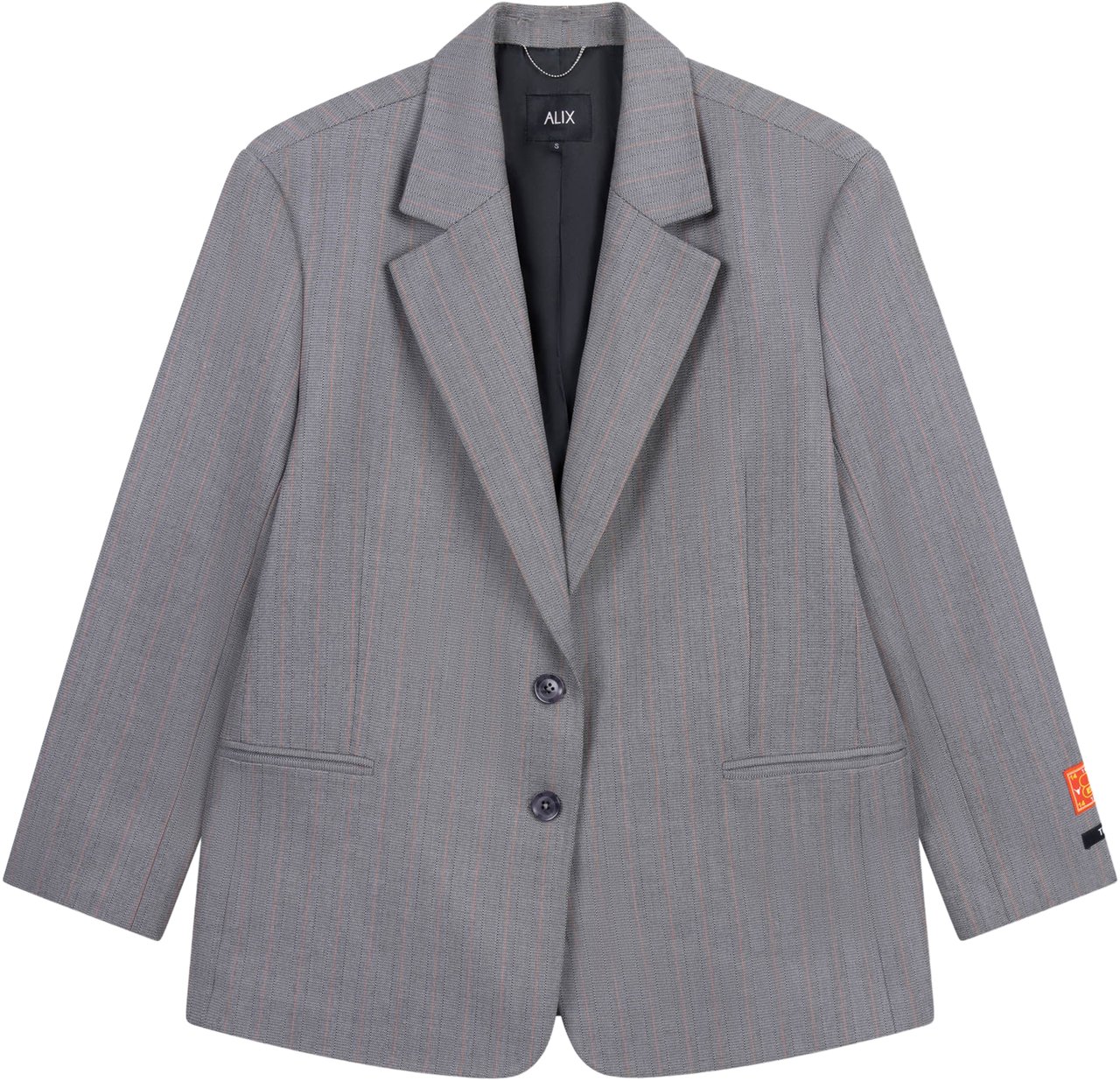 ALIX Classy Grandad Blazer Grijs