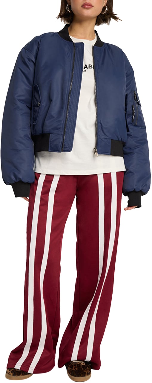 ALIX Heavy Nylon Bomber Blauw