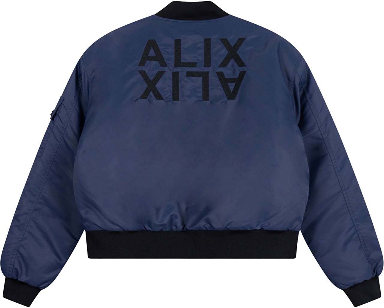 ALIX Heavy Nylon Bomber Blauw
