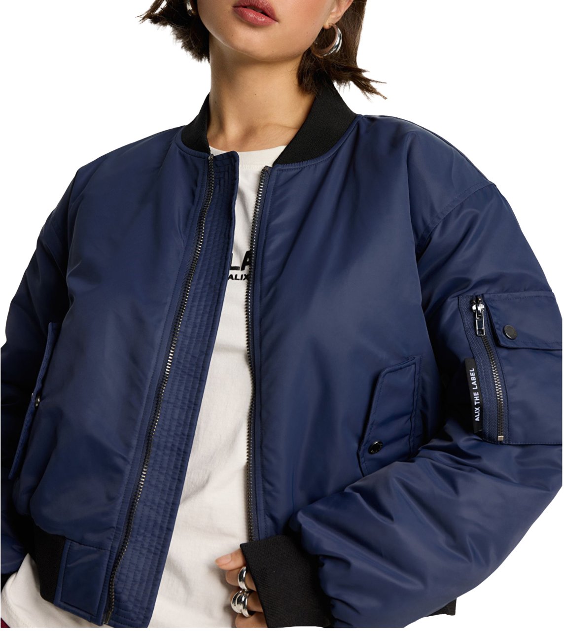 Alix The Label Alix The Label Bomberjacks Donkerblauw 2508501300 Blauw