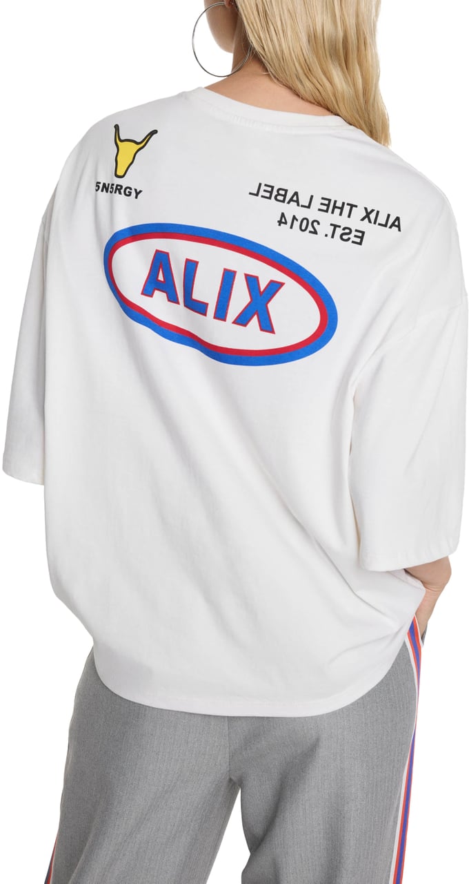 ALIX Racer T-Shirt Wit
