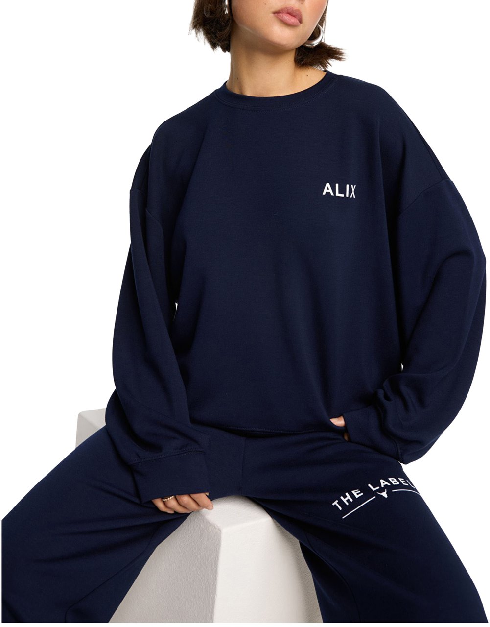 ALIX Alix The Label Sweaters Donkerblauw 2508860404 Blauw