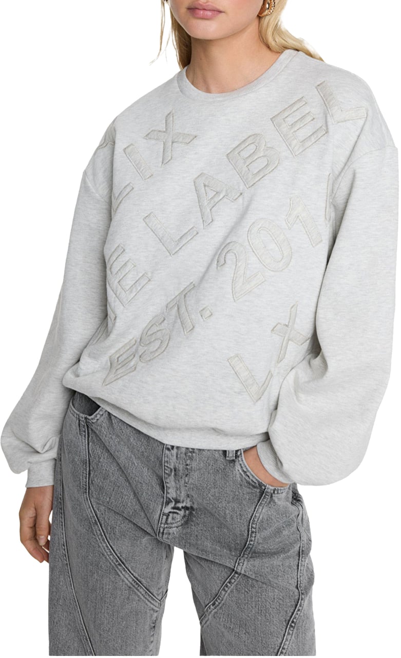 Alix The Label Alix The Label Sweaters Lichtgrijs 2508863408 Grijs