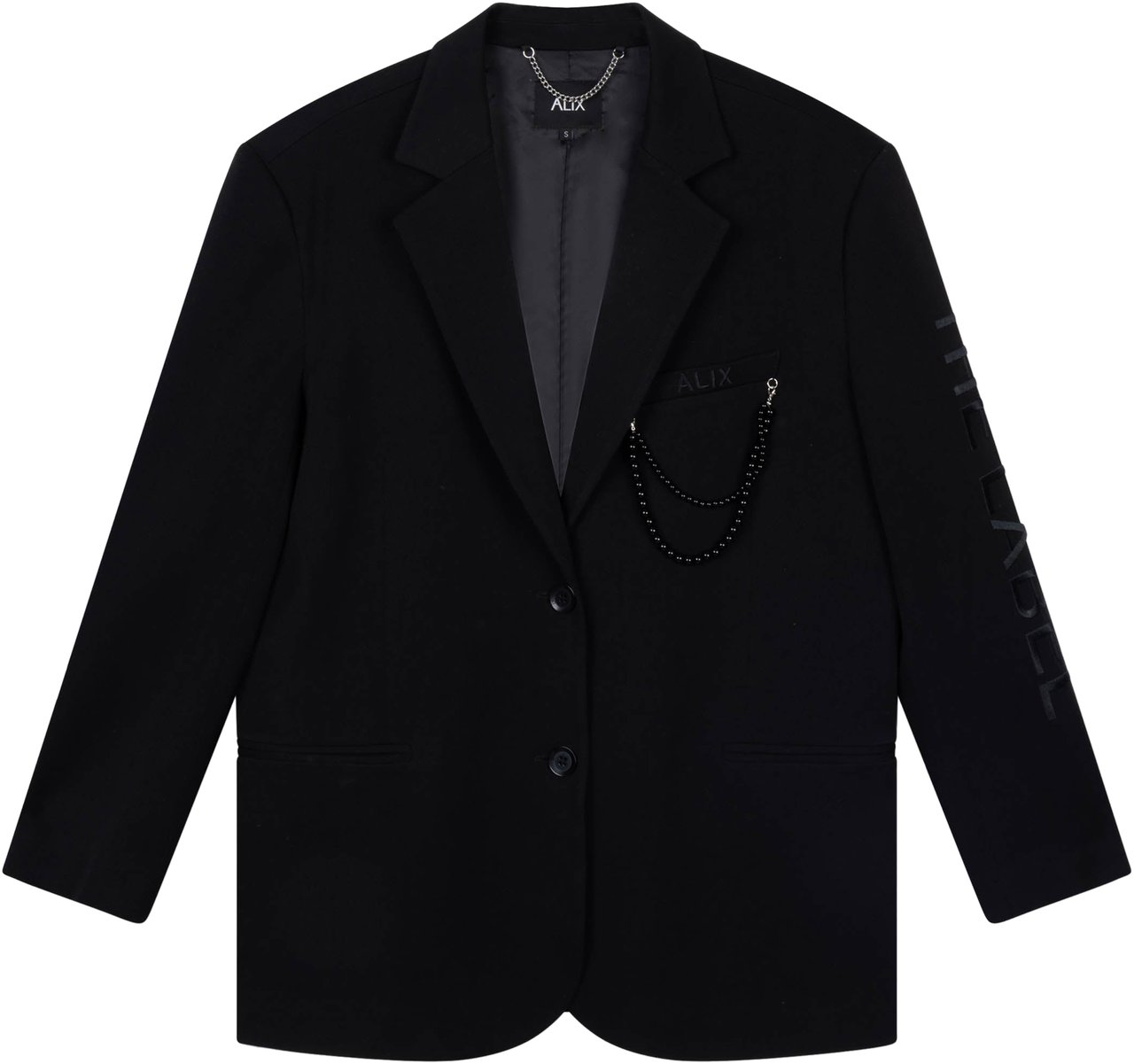ALIX Grandad Blazer Zwart