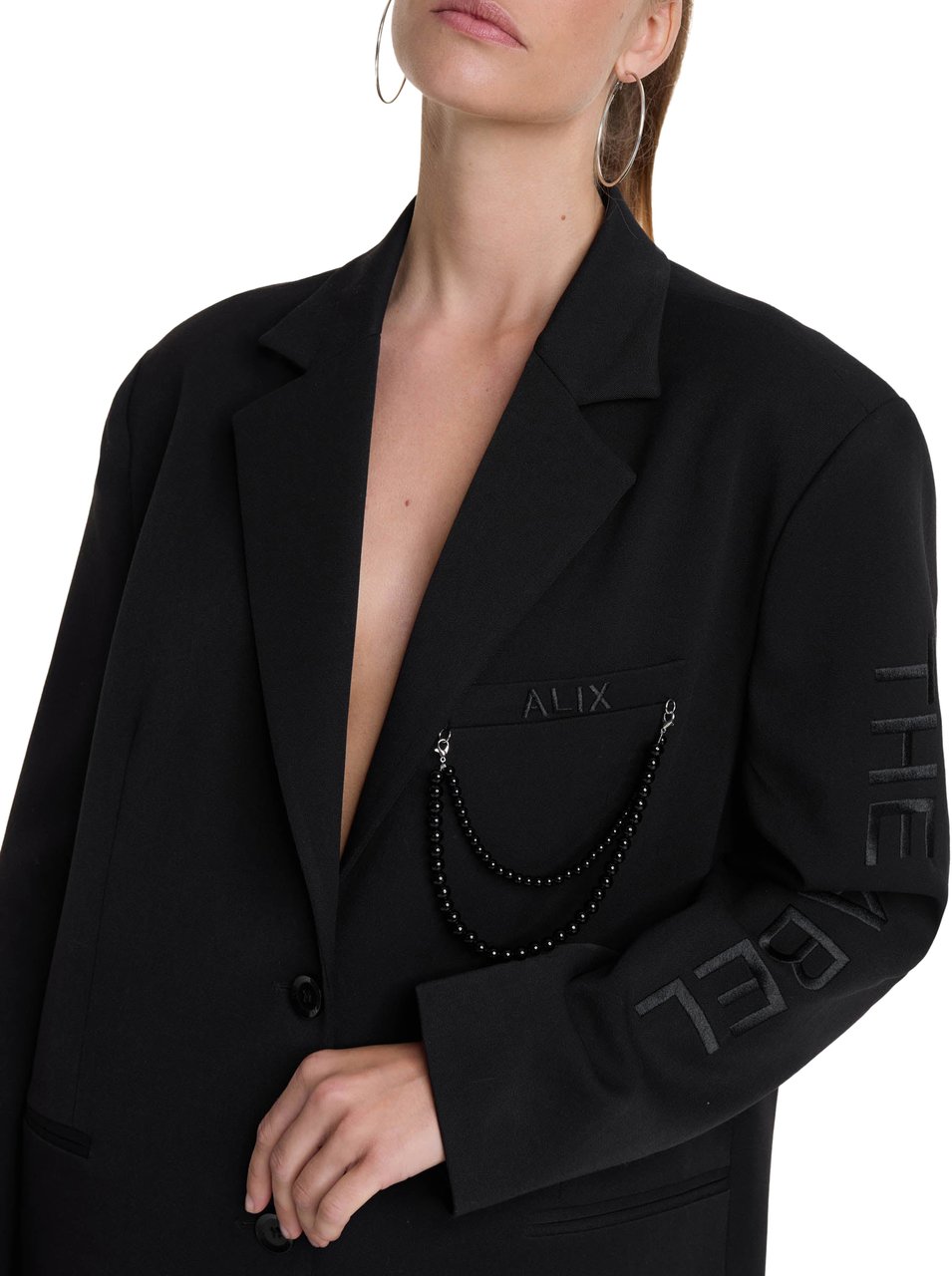 ALIX Grandad Blazer Zwart