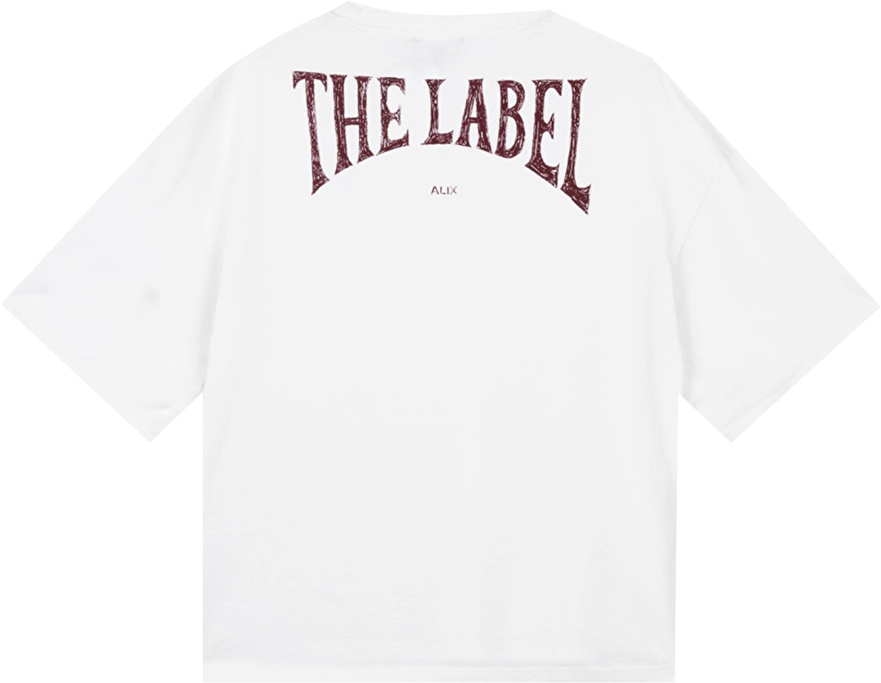 ALIX Back Logo T-Shirt Wit