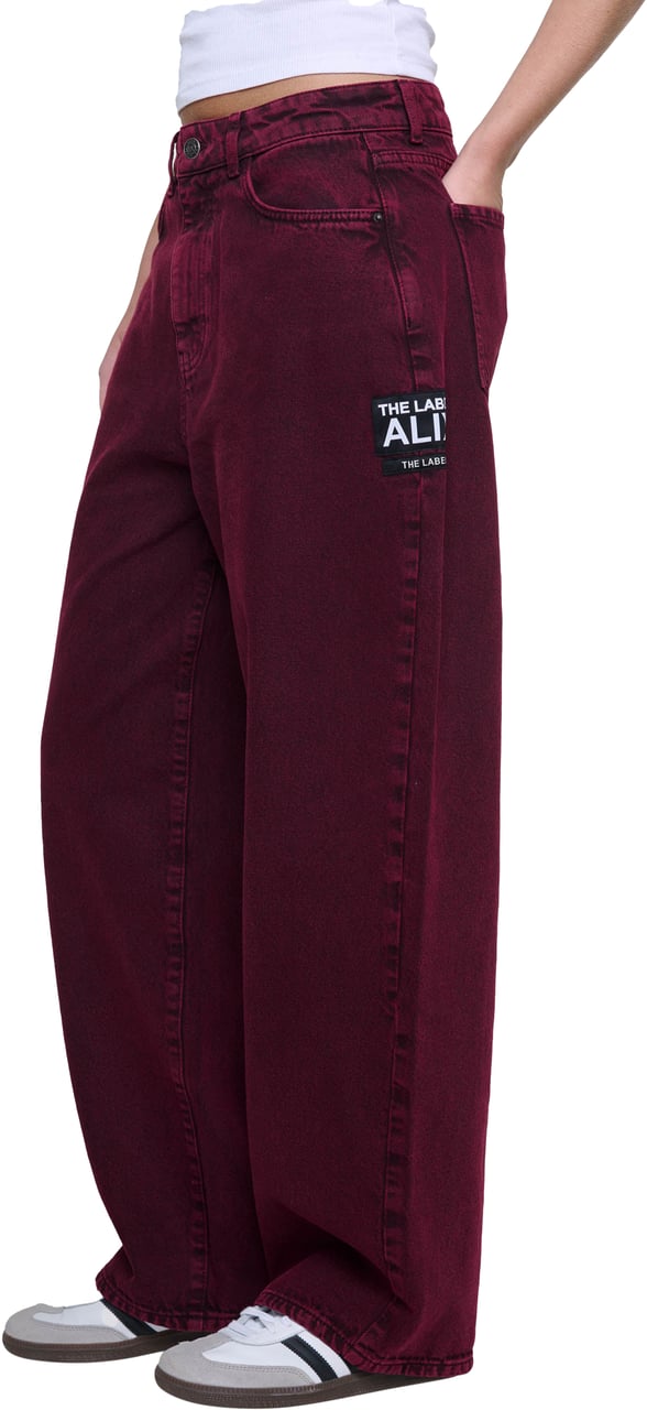 Alix The Label Woven Coloured Spijkerbroek Rood