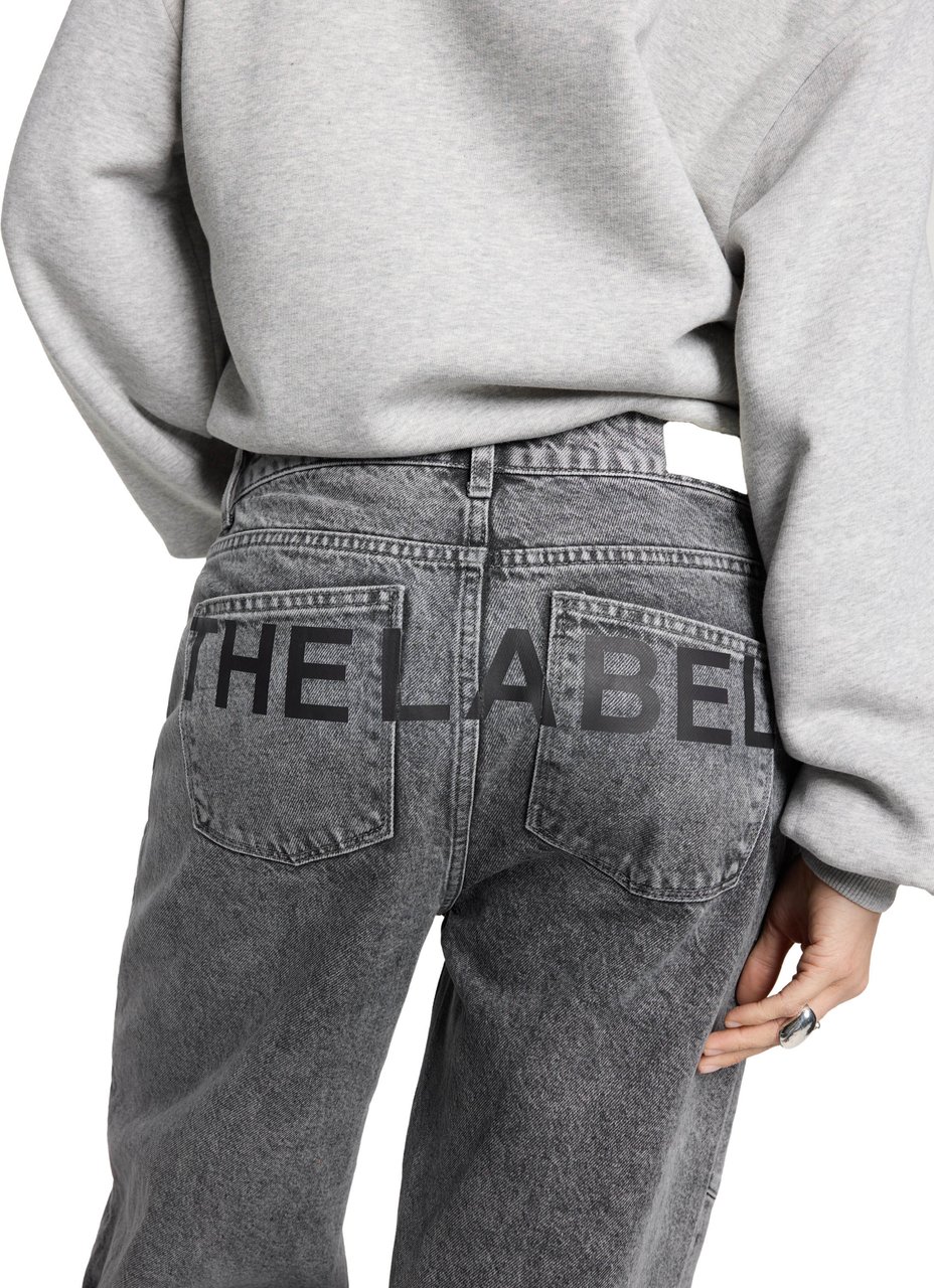 ALIX Woven Cutseam Spijkerbroek Grijs