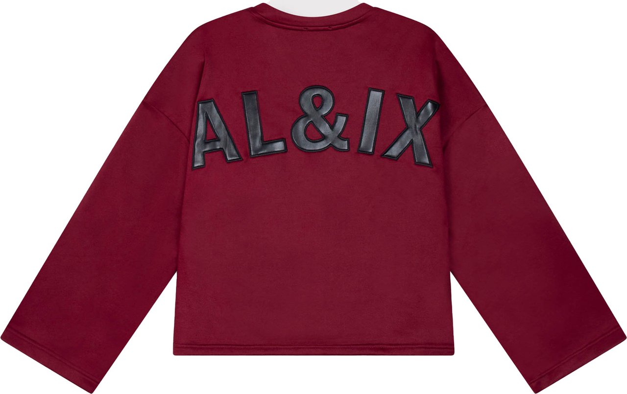 ALIX Baseball Sweater Rood