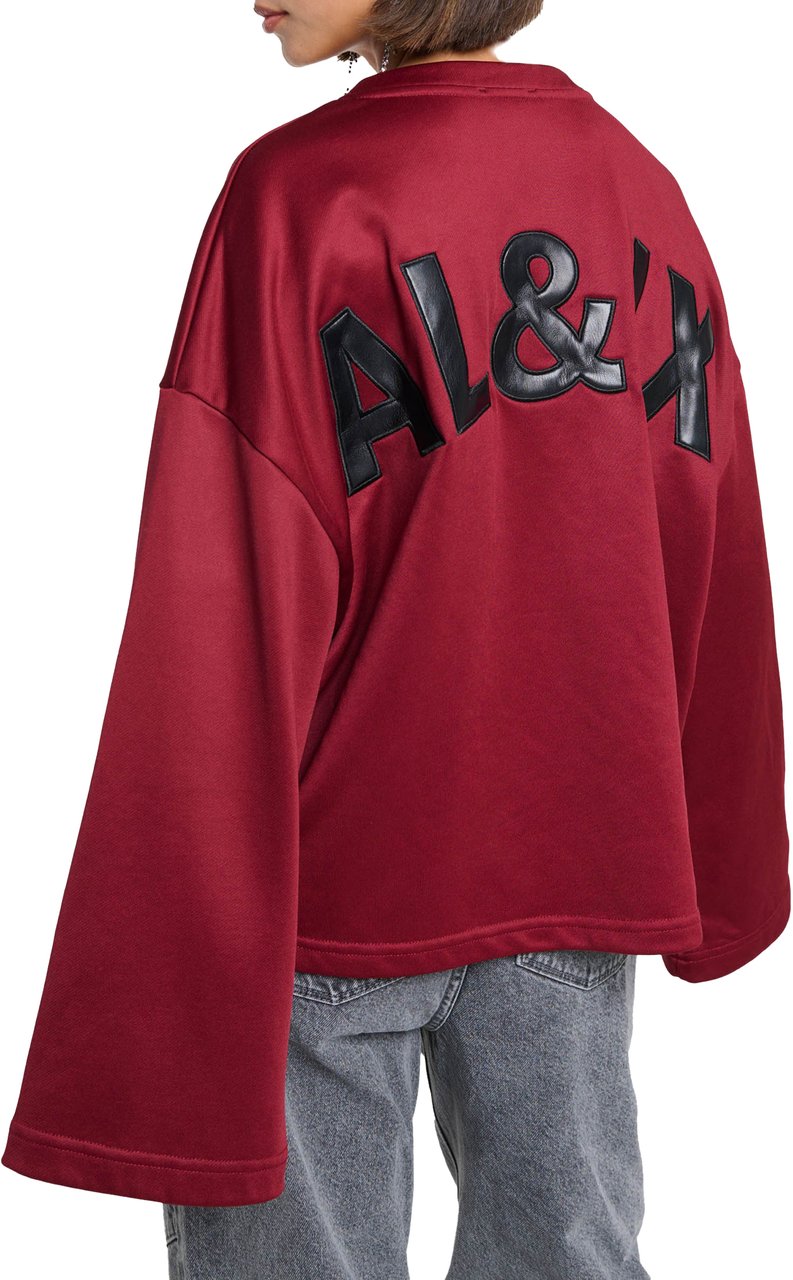 ALIX Baseball Sweater Rood