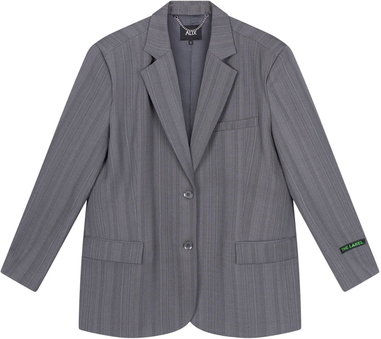 Alix The Label Structured Blazer Grijs
