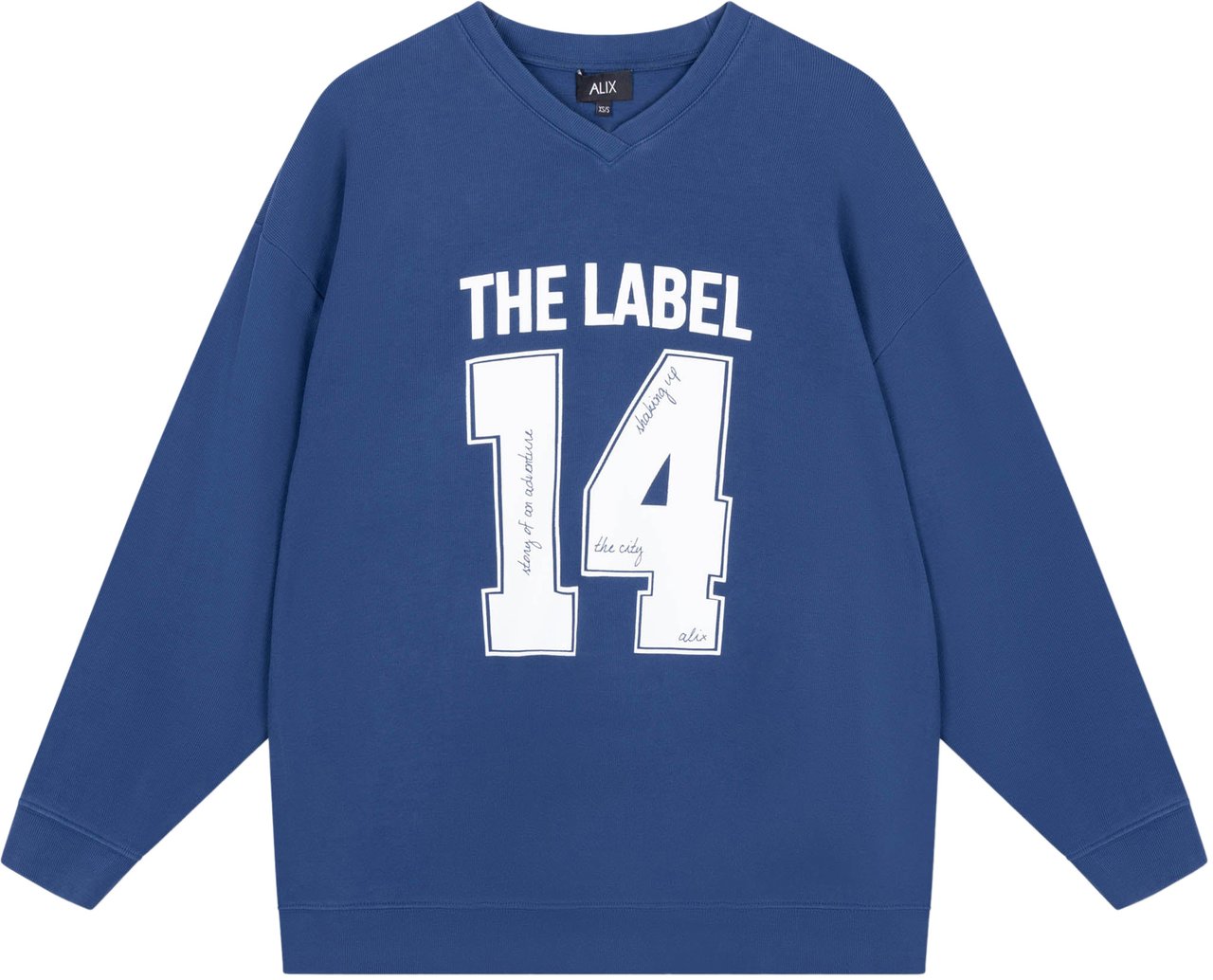 Alix The Label Sports Sweater Blauw