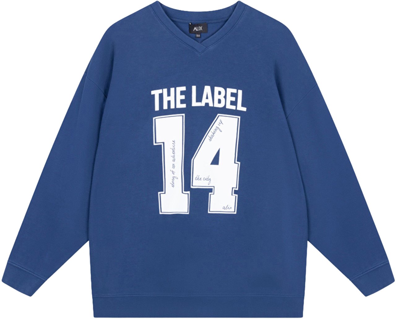 Alix The Label Sweaters Donkerblauw 2512810515 Blauw